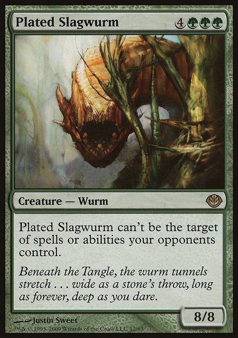 Plated Slagwurm, Duel Decks: Garruk vs. Liliana #12, Magic: The Gathering card