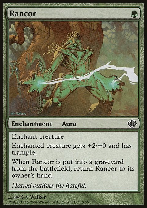 Rancor, Duel Decks: Garruk vs. Liliana #15, Magic: The Gathering card