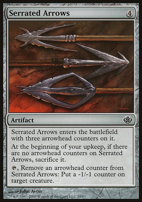 Serrated Arrows, Duel Decks: Garruk vs. Liliana #20, Magic: The Gathering card