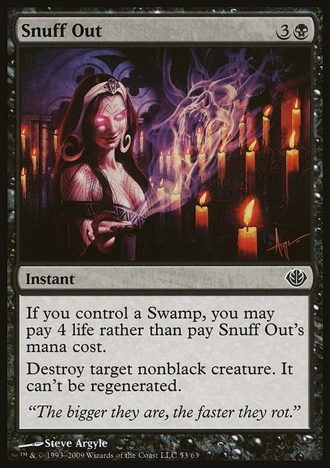 Snuff Out, Duel Decks: Garruk vs. Liliana #53, Magic: The Gathering card
