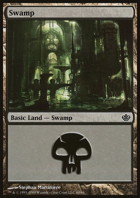Swamp, Duel Decks: Garruk vs. Liliana #60, Magic: The Gathering card