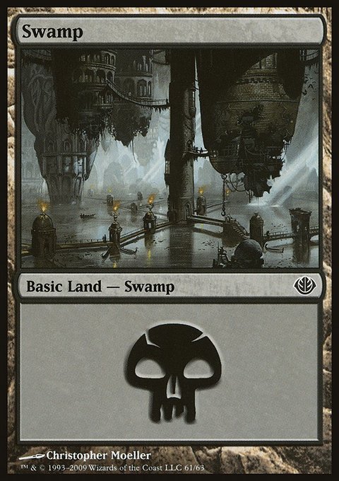 Swamp, Duel Decks: Garruk vs. Liliana #61, Magic: The Gathering card