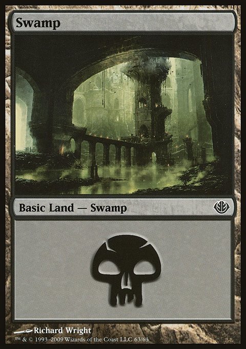 Swamp, Duel Decks: Garruk vs. Liliana #63, Magic: The Gathering card