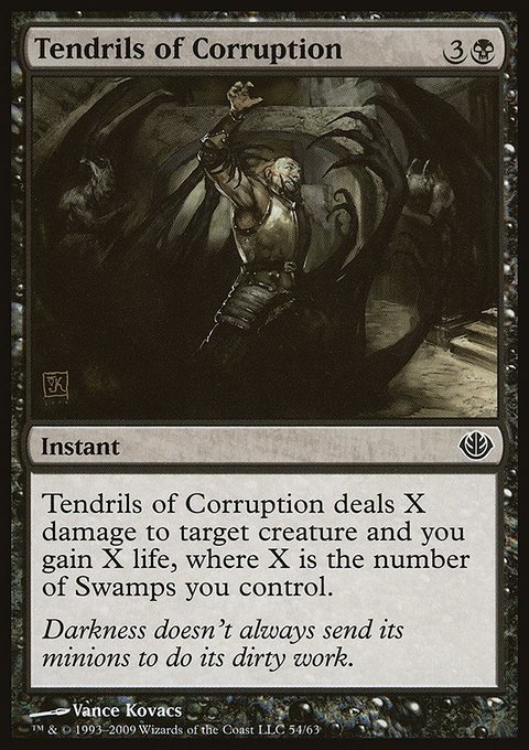 Tendrils of Corruption, Duel Decks: Garruk vs. Liliana #54, Magic: The Gathering card