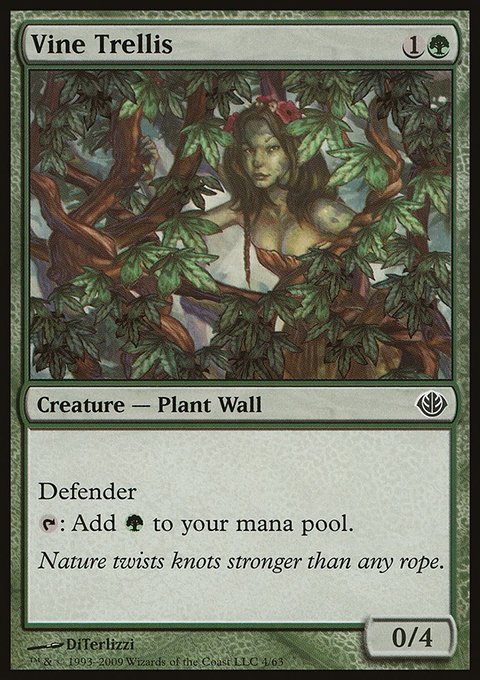 Vine Trellis, Duel Decks: Garruk vs. Liliana #4, Magic: The Gathering card
