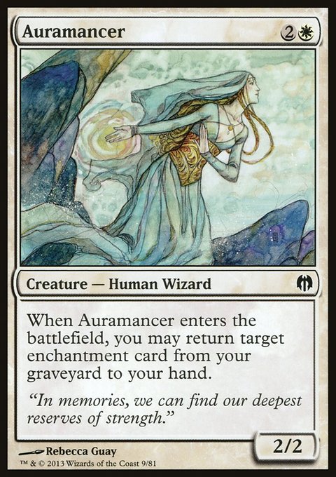 Auramancer, Duel Decks: Heroes vs. Monsters #9, Magic: The Gathering card