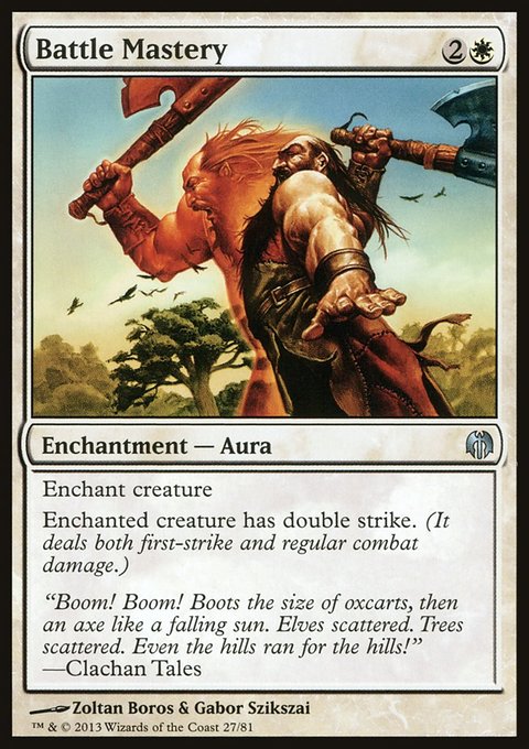 Battle Mastery, Duel Decks: Heroes vs. Monsters #27, Magic: The Gathering card