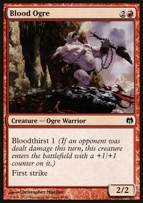Blood Ogre, Duel Decks: Heroes vs. Monsters #49, Magic: The Gathering card