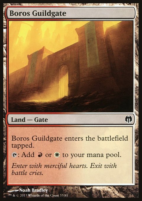 Boros Guildgate, Duel Decks: Heroes vs. Monsters #33, Magic: The Gathering card