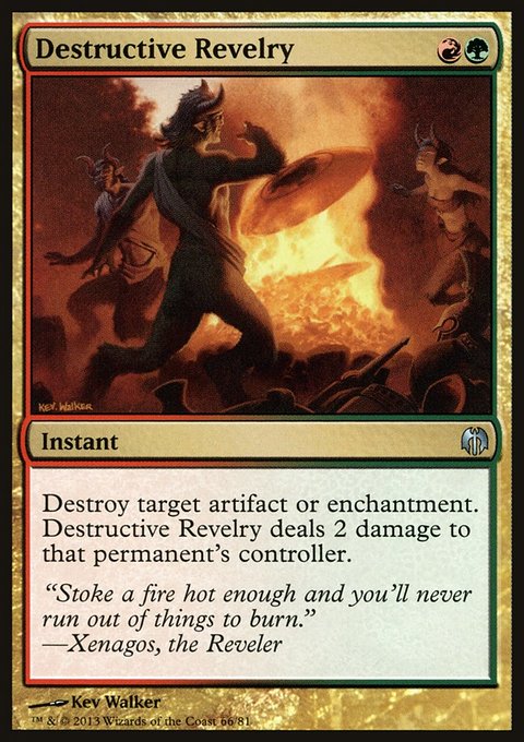 Destructive Revelry, Duel Decks: Heroes vs. Monsters #66, Magic: The Gathering card