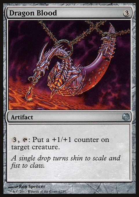 Dragon Blood, Duel Decks: Heroes vs. Monsters #67, Magic: The Gathering card