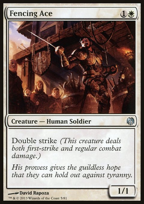 Fencing Ace, Duel Decks: Heroes vs. Monsters #5, Magic: The Gathering card
