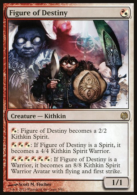 Figure of Destiny, Duel Decks: Heroes vs. Monsters #3, Magic: The Gathering card