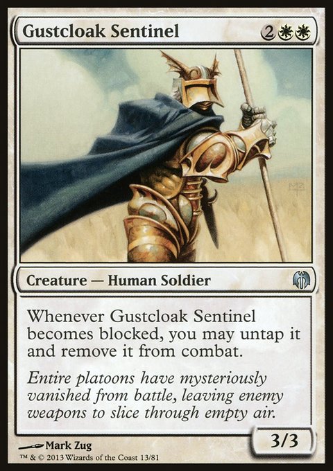 Gustcloak Sentinel, Duel Decks: Heroes vs. Monsters #13, Magic: The Gathering card