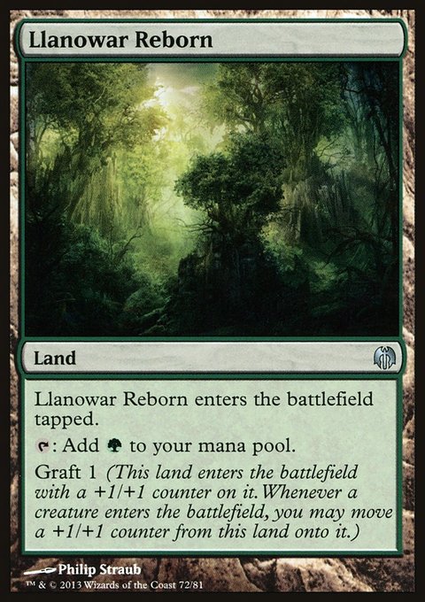 Llanowar Reborn, Duel Decks: Heroes vs. Monsters #72, Magic: The Gathering card