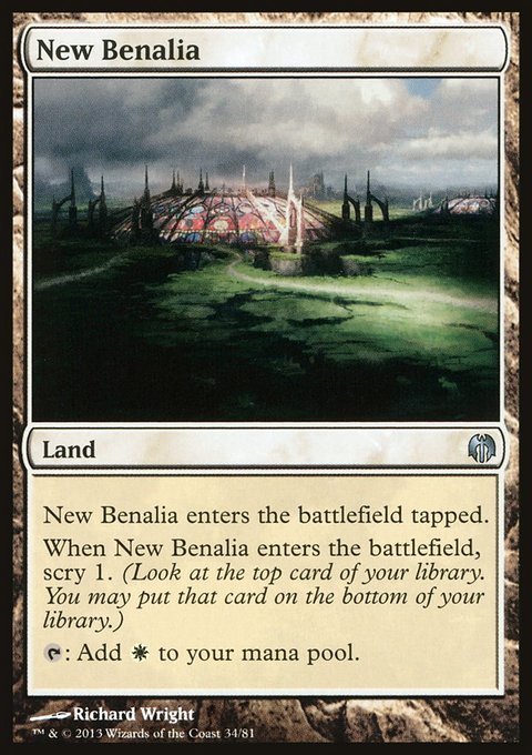 New Benalia, Duel Decks: Heroes vs. Monsters #34, Magic: The Gathering card