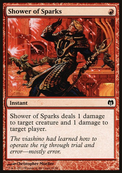 Shower of Sparks, Duel Decks: Heroes vs. Monsters #61, Magic: The Gathering card