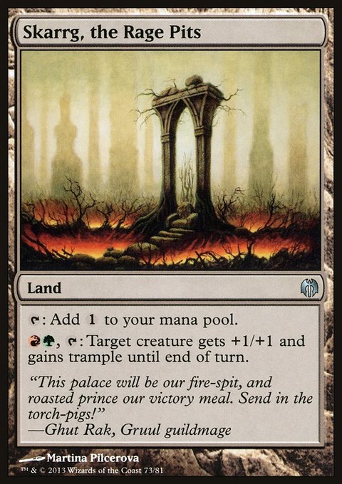 Skarrg, the Rage Pits, Duel Decks: Heroes vs. Monsters #73, Magic: The Gathering card