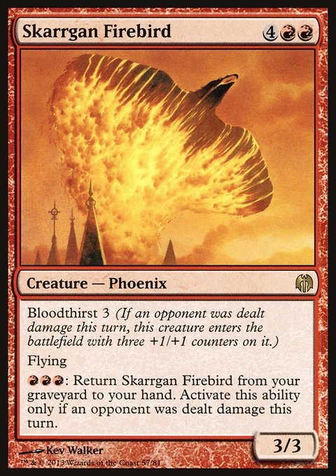 Skarrgan Firebird, Duel Decks: Heroes vs. Monsters #57, Magic: The Gathering card