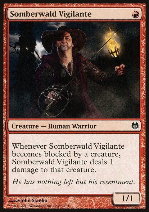 Somberwald Vigilante, Duel Decks: Heroes vs. Monsters #2, Magic: The Gathering card