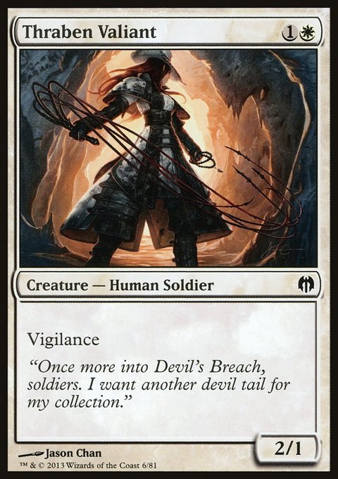 Thraben Valiant, Duel Decks: Heroes vs. Monsters #6, Magic: The Gathering card