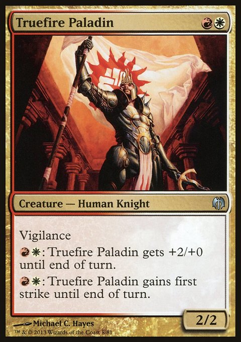 Truefire Paladin, Duel Decks: Heroes vs. Monsters #8, Magic: The Gathering card