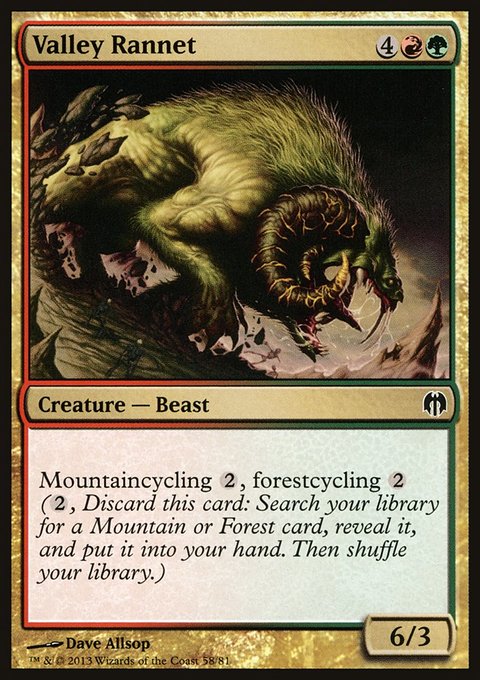 Valley Rannet, Duel Decks: Heroes vs. Monsters #58, Magic: The Gathering card