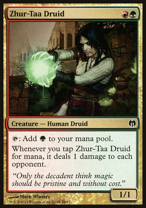 Zhur-Taa Druid, Duel Decks: Heroes vs. Monsters #48, Magic: The Gathering card
