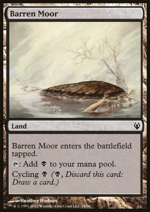 Barren Moor, Duel Decks: Izzet vs. Golgari #78, Magic: The Gathering card