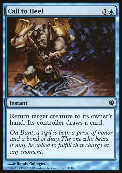 Call to Heel, Duel Decks: Izzet vs. Golgari #18, Magic: The Gathering card