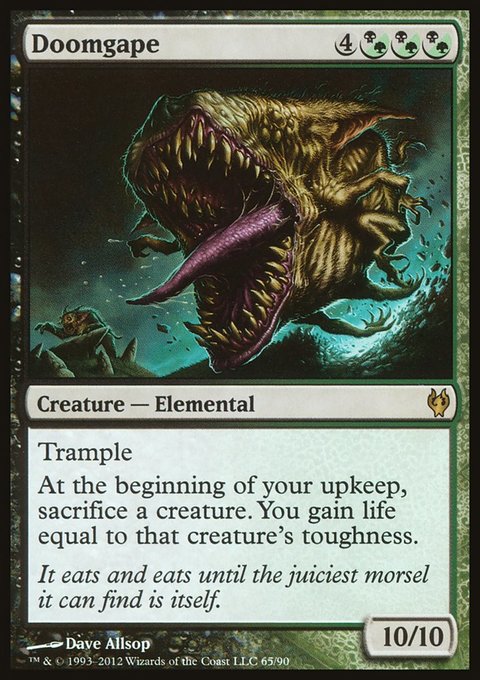 Doomgape, Duel Decks: Izzet vs. Golgari #65, Magic: The Gathering card