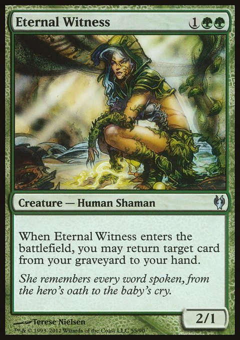 Eternal Witness, Duel Decks: Izzet vs. Golgari #55, Magic: The Gathering card