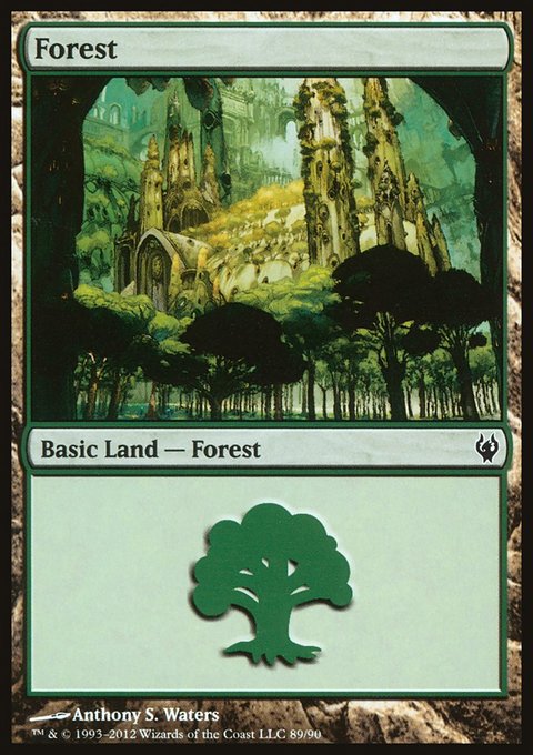 Forest, Duel Decks: Izzet vs. Golgari #89, Magic: The Gathering card