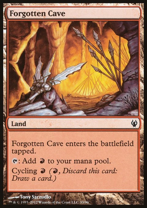 Forgotten Cave, Duel Decks: Izzet vs. Golgari #33, Magic: The Gathering card