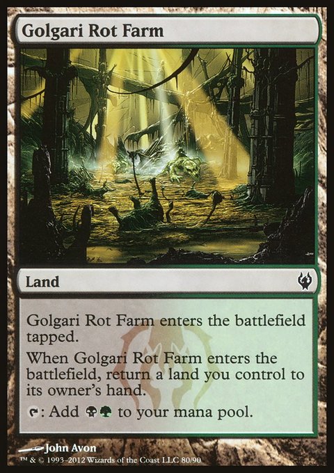 Golgari Rot Farm, Duel Decks: Izzet vs. Golgari #80, Magic: The Gathering card
