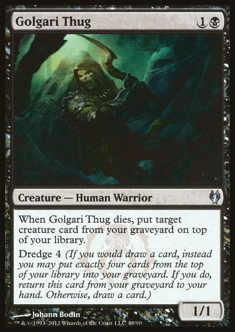 Golgari Thug, Duel Decks: Izzet vs. Golgari #48, Magic: The Gathering card