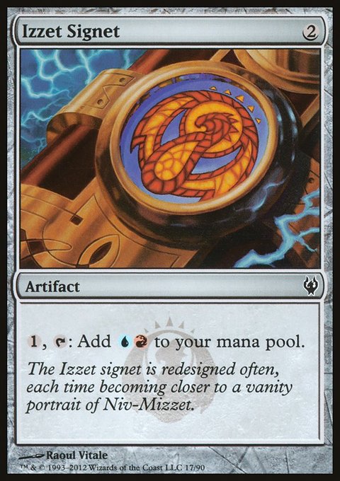 Izzet Signet, Duel Decks: Izzet vs. Golgari #17, Magic: The Gathering card