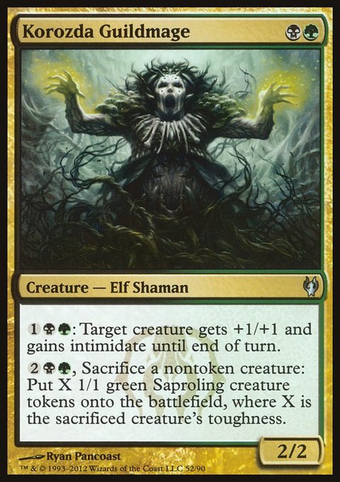 Korozda Guildmage, Duel Decks: Izzet vs. Golgari #52, Magic: The Gathering card