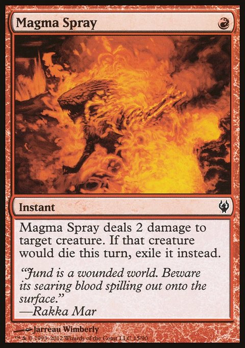 Magma Spray, Duel Decks: Izzet vs. Golgari #15, Magic: The Gathering card