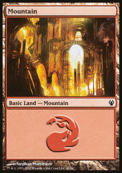 Mountain, Duel Decks: Izzet vs. Golgari #41, Magic: The Gathering card