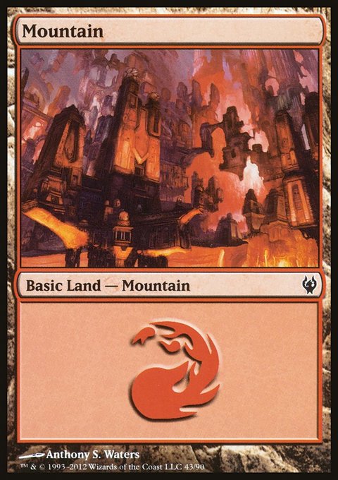 Mountain, Duel Decks: Izzet vs. Golgari #43, Magic: The Gathering card