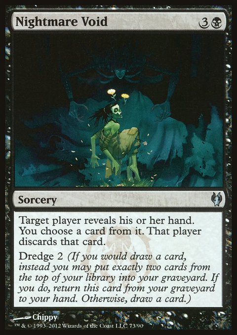 Nightmare Void, Duel Decks: Izzet vs. Golgari #73, Magic: The Gathering card