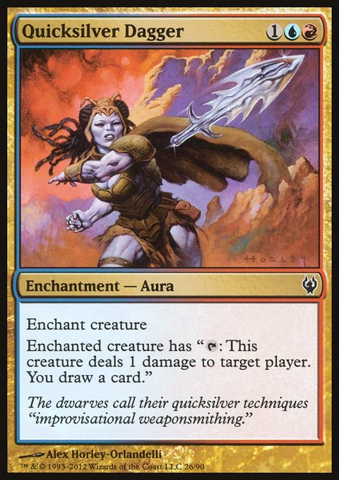 Quicksilver Dagger, Duel Decks: Izzet vs. Golgari #26, Magic: The Gathering card