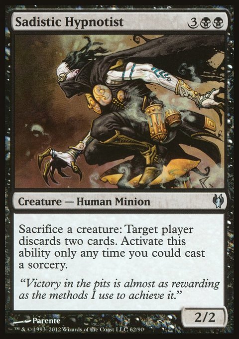 Sadistic Hypnotist, Duel Decks: Izzet vs. Golgari #62, Magic: The Gathering card
