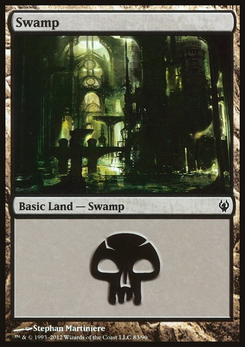 Swamp, Duel Decks: Izzet vs. Golgari #83, Magic: The Gathering card