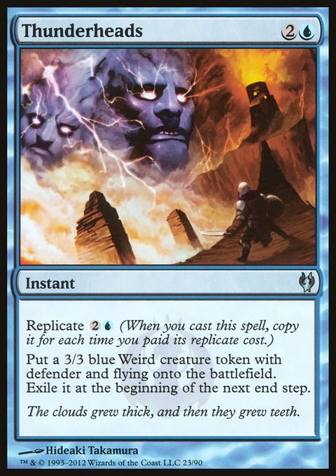 Thunderheads, Duel Decks: Izzet vs. Golgari #23, Magic: The Gathering card