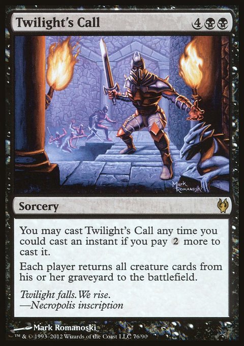 Twilight's Call, Duel Decks: Izzet vs. Golgari #76, Magic: The Gathering card