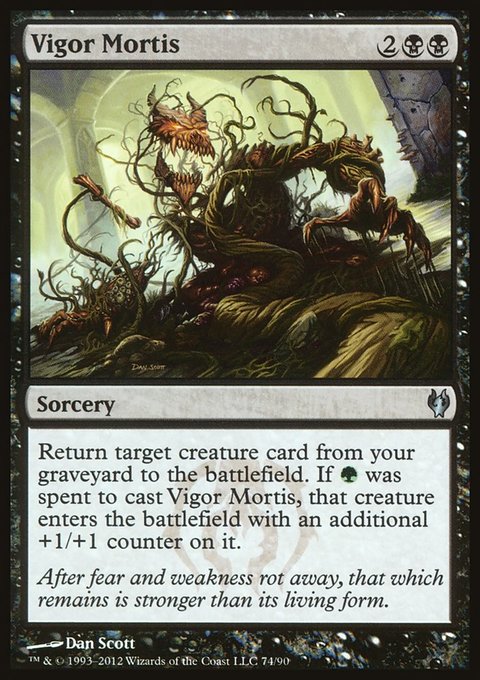 Vigor Mortis, Duel Decks: Izzet vs. Golgari #74, Magic: The Gathering card