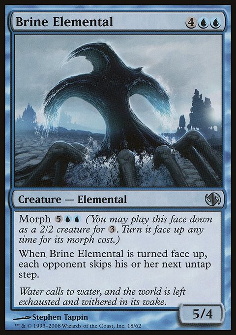 Brine Elemental, Duel Decks: Jace vs. Chandra #18, Magic: The Gathering card