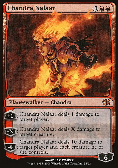 Chandra Nalaar, Duel Decks: Jace vs. Chandra #34, Magic: The Gathering card